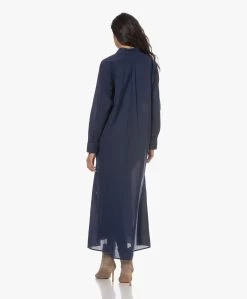 Xírena Boden Lichtgewicht Poplin Maxi Blousejurk - Navy -JAMES PERSE WINKEL 230119 8e958a04 9e35 43e8 baa1 819504a6ef8c