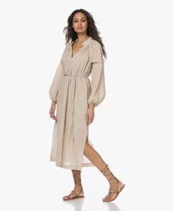 Xírena Arabella Lichtgewicht Poplin Midi Jurk - Parchment -JAMES PERSE WINKEL 230119 9d237995 5bb5 4672 b858 570a02b40f93