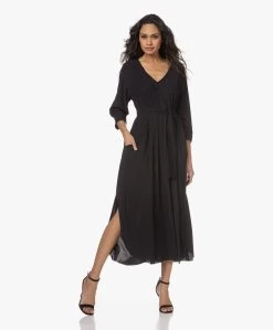 Japantky Iwao Travel Jersey Maxi A-Lijn Jurk - Diepzwart -JAMES PERSE WINKEL 230119 a1efe44d be37 4afa a090 007601428b09 1