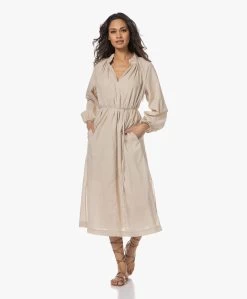 Xírena Arabella Lichtgewicht Poplin Midi Jurk - Parchment -JAMES PERSE WINKEL 230119 c8c179a0 1364 47be 8a0f 69b7c7a9832c