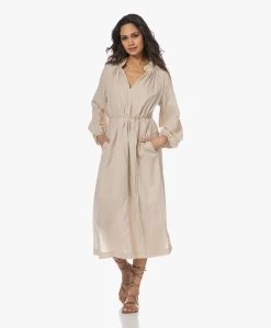 Xírena Arabella Lichtgewicht Poplin Midi Jurk - Parchment -JAMES PERSE WINKEL 230119 d553e3eb e0ea 4cb2 bd39 b6dc85f3935a