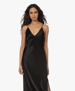 Rag & Bone Larissa Satijnen Maxi Jurk - Zwart -JAMES PERSE WINKEL 230201 3dc8afc1 6ed2 48ac a42d 03d79d8ebce6