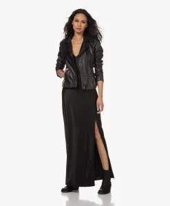 Rag & Bone Larissa Satijnen Maxi Jurk - Zwart -JAMES PERSE WINKEL 230201 4e3aa8c4 3e41 4fab ba6c 3c6aa8ef6a21
