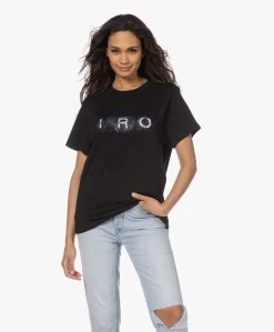 Iro Marcella Korte Mouwen Logo T-Shirt - Zwart -JAMES PERSE WINKEL 230202 461de077 cf48 49a3 a6f3 b364ab23d01a