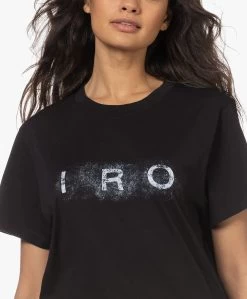 Iro Marcella Korte Mouwen Logo T-Shirt - Zwart -JAMES PERSE WINKEL 230202 4be6865d 7b2c 4598 98f0 cf559c49cd94