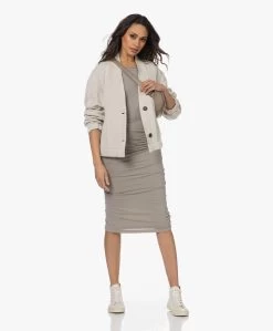 James Perse Fine Gauge Off-Shoulder Longsleeve - Concrete -JAMES PERSE WINKEL 230207 2cef15b3 353a 4ebc 9b37 30edb28f1f0a