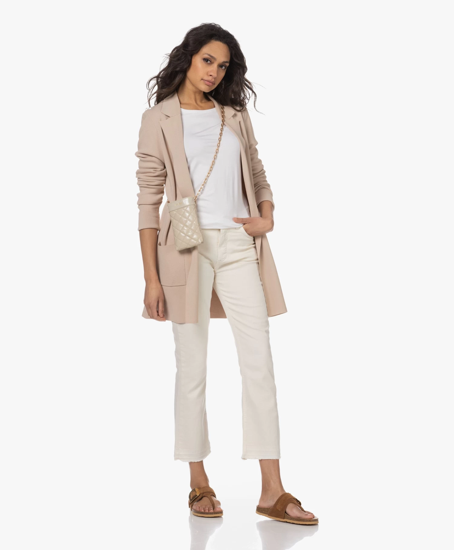 No Man'S Land T-Shirt Met Driekwartmouwen - Wit 11 No Man'S Land T-Shirt Met Driekwartmouwen - Wit - Afbeelding 9