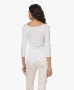 No Man'S Land T-Shirt Met Driekwartmouwen - Wit 18 No Man'S Land T-Shirt Met Driekwartmouwen - Wit -JAMES PERSE WINKEL 230213 ee77f3e7 4ca2 47e7 b9c9 3a9f73809165