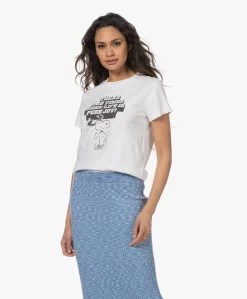 Re/Done Classic Pure Joy Snoopy Print T-Shirt - Vintage White -JAMES PERSE WINKEL 230213 fe993cc4 08dc 4cfd b743 614a856b1981