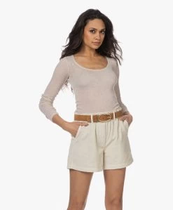 American Vintage Massachusetts Longsleeve - Crème Mêlee 22 American Vintage Massachusetts Longsleeve - Crème Mêlee -JAMES PERSE WINKEL 230216 222986af 3098 4dfb b875 02ad110dbc08