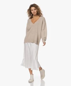 Resort Finest Frivo Satijnen Midi Rok - Ecru -JAMES PERSE WINKEL 230220 16c99a4c a789 4ea5 96c2 91cc2ecf53f1