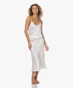 Resort Finest Frivo Satijnen Midi Rok - Ecru -JAMES PERSE WINKEL 230220 1bffee49 7aef 4f40 ba74 749899eb8345
