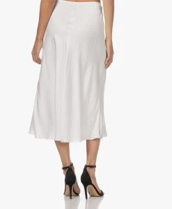 Resort Finest Frivo Satijnen Midi Rok - Ecru -JAMES PERSE WINKEL 230220 52442d42 5004 40c2 9661 5fa6559dea42