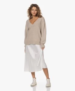 Resort Finest Frivo Satijnen Midi Rok - Ecru -JAMES PERSE WINKEL 230220 a58e2067 cf7f 43f2 b5fc c35ff0d44f73