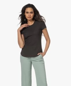 James Perse Supima Slub Jersey T-Shirt - Carbon