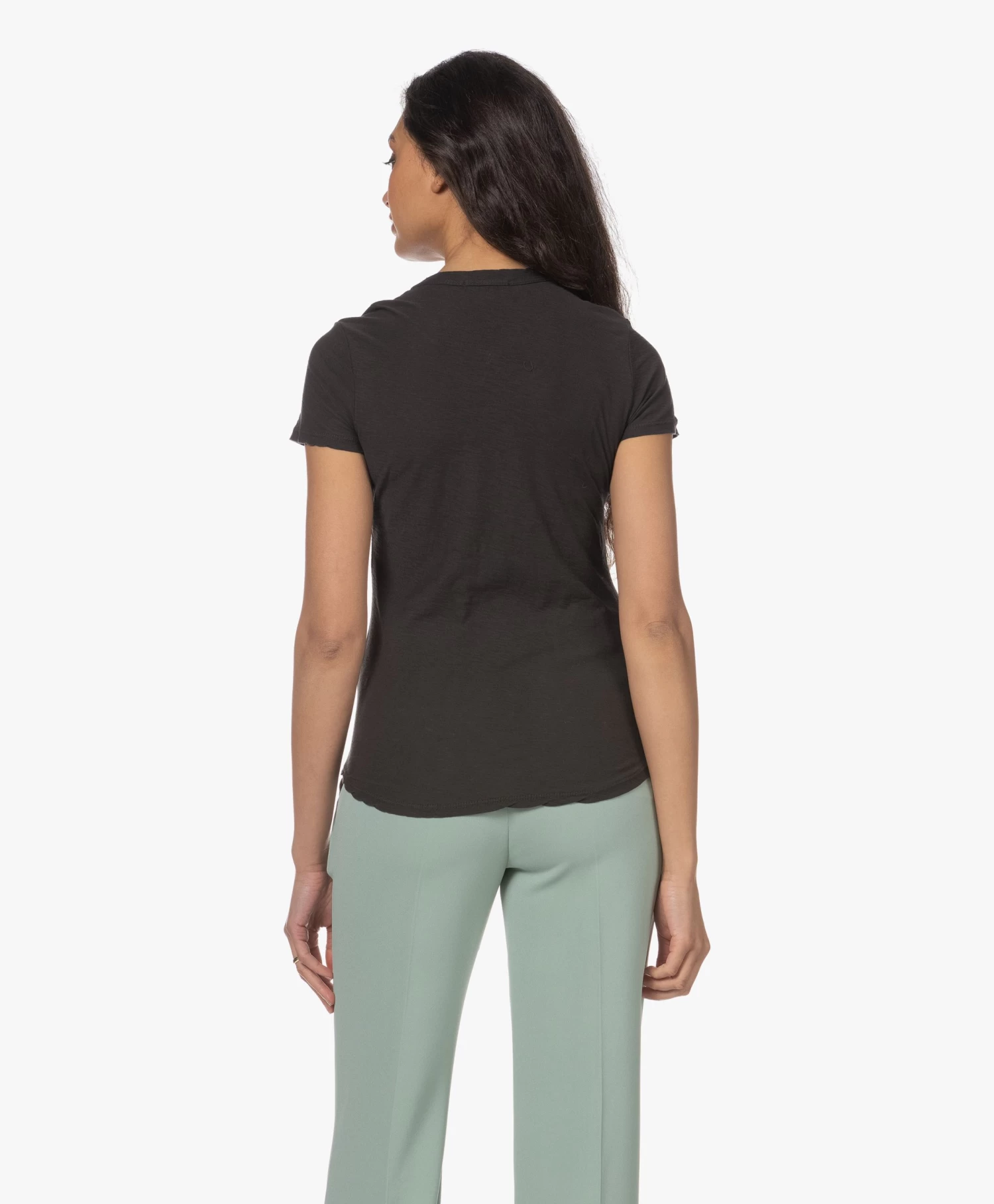 James Perse Supima Slub Jersey T-Shirt - Carbon 6 James Perse Supima Slub Jersey T-Shirt - Carbon - Afbeelding 4