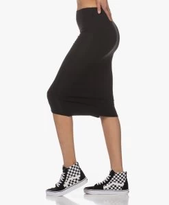 Skin Terra Slimming Jersey Midi Rok - Zwart -JAMES PERSE WINKEL 230221 be0b58af 9386 4789 aca3 d89288715134