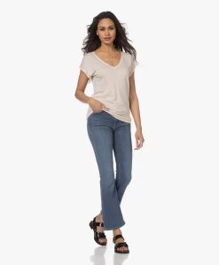 By-Bar Mila Linnen Jersey T-Shirt - Oyster -JAMES PERSE WINKEL 230228 53086717 f81a 4994 a92f 384c1a524153