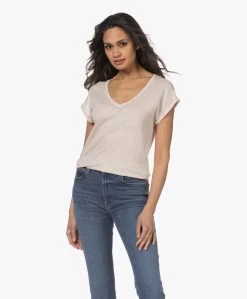 By-Bar Mila Linnen Jersey T-Shirt - Oyster -JAMES PERSE WINKEL 230228 e48eadc3 5560 4b27 97e4 ea7607b97ba7