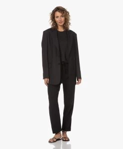 Iro Luciana Linnen Ronde Hals T-Shirt - Off-Black -JAMES PERSE WINKEL 230301 504ab63c 2f0f 46a1 bfd1 f2729433a711