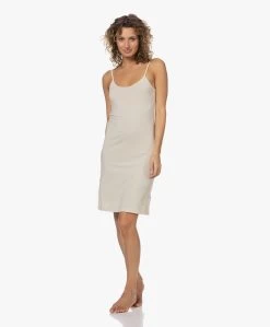 Lasalle Jersey Lyocell Spaghettijurk - Natural -JAMES PERSE WINKEL 230301 55f538cf 7c2c 4546 9a70 d1813c592374
