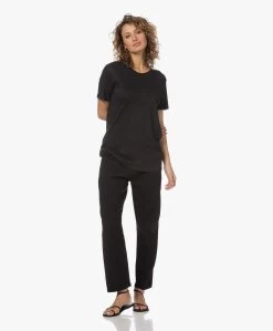 Iro Luciana Linnen Ronde Hals T-Shirt - Off-Black -JAMES PERSE WINKEL 230301 5b689e17 a254 4dba 917a a9710d41c4d9