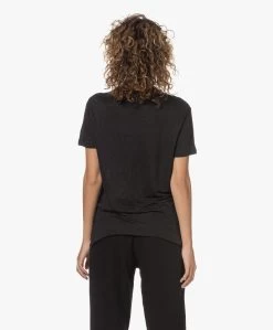 Iro Luciana Linnen Ronde Hals T-Shirt - Off-Black -JAMES PERSE WINKEL 230301 ab0bfb12 7fd3 4887 a47b cfcca34f706e