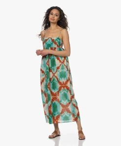 Rails Lucille Batist Print Maxi Jurk - Kaleidoscope -JAMES PERSE WINKEL 230303 3625de15 d33a 43ce 8ea0 f82de283d28b