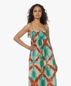 Rails Lucille Batist Print Maxi Jurk - Kaleidoscope -JAMES PERSE WINKEL 230303 402ca7c1 dd52 4773 8741 516fc42dc314