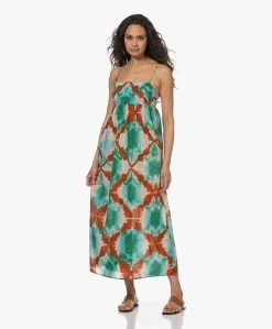 Rails Lucille Batist Print Maxi Jurk - Kaleidoscope
