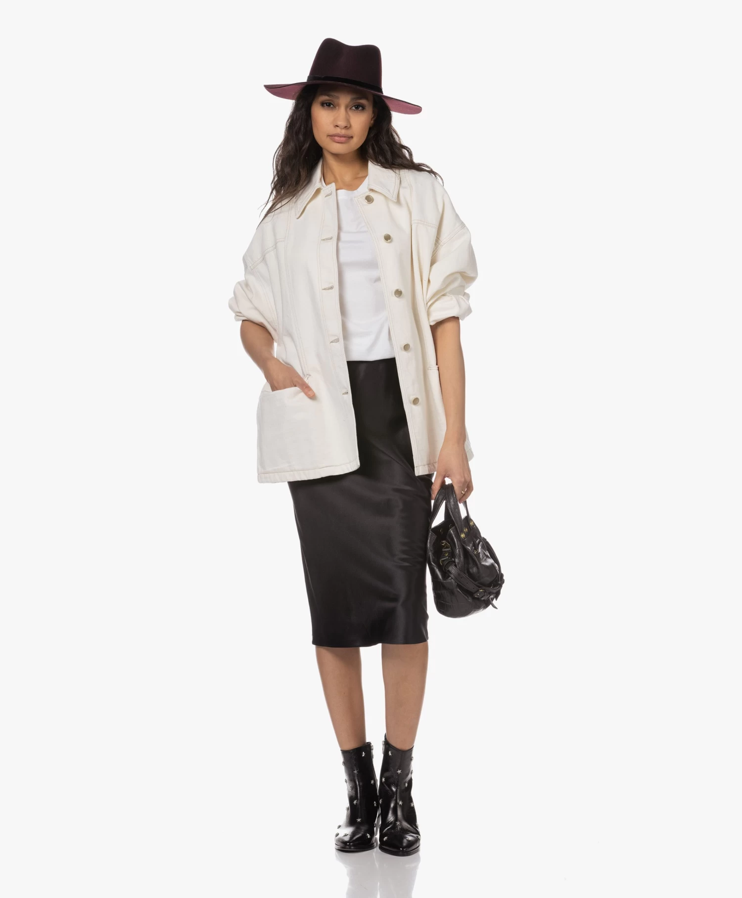 Joseph Isaak Zijden Satijnen Rok - Zwart 14 Joseph Isaak Zijden Satijnen Rok - Zwart - Afbeelding 12