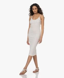Gai+Lisva Irena Katoenen Rib Jersey Midi Jurk - Off-White -JAMES PERSE WINKEL 230308 9ce98dfd 95a7 486b 8ad5 9722d3aacd21
