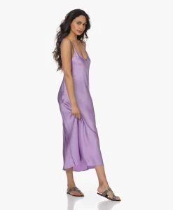 Resort Finest Satijnen Midi Slip Dress - Lila -JAMES PERSE WINKEL 230313 9e3464a3 15a1 48c2 9f20 555c7467fc16