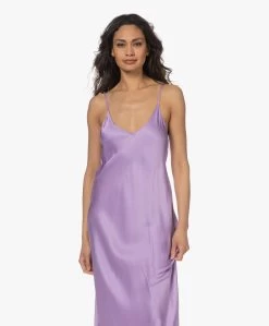 Resort Finest Satijnen Midi Slip Dress - Lila -JAMES PERSE WINKEL 230313 9f916170 162c 4031 9c8f c0e91f17d0cb