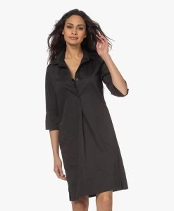 Lasalle Katoenmix Blousejurk - Zwart -JAMES PERSE WINKEL 230314 dd030106 d570 4b2c 878b f4310063c37f