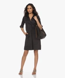 Lasalle Katoenmix Blousejurk - Zwart -JAMES PERSE WINKEL 230314 e011bf13 6049 417c a7c0 0fa20be1e1ce