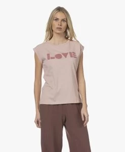 By-Bar Thelma Love Flock Print T-Shirt - Light Violet -JAMES PERSE WINKEL 230315 4a9b440c 935a 4d48 b7a5 a6b0ab764d33