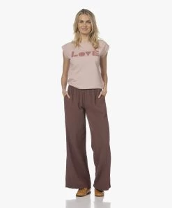 By-Bar Thelma Love Flock Print T-Shirt - Light Violet -JAMES PERSE WINKEL 230315 bd3cacfe 48ef 4026 9531 920aa16141a7