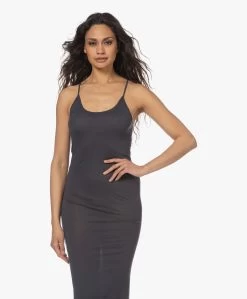 Humanoid Hadewych Jersey Spaghetti Jurk - Graphite -JAMES PERSE WINKEL 230320 5860d635 43f6 42e4 8d9f 70b82ed032fc