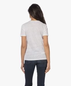 Closed Linnen V-Hals T-Shirt - Wit -JAMES PERSE WINKEL 230320 8b258bee dc4e 47c3 8d86 4143e55a07f4