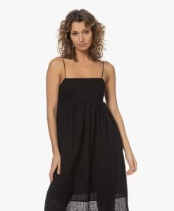 Rails Lucille Batist Eyelet Maxi Jurk - Zwart -JAMES PERSE WINKEL 230405 5cfcbfe0 0550 41dd 9eab 1d265ce55a1f