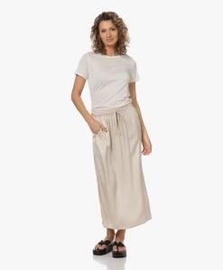 Resort Finest Viscose Satijnen Pull-On Rok - Champagne -JAMES PERSE WINKEL 230405 c583d5b1 69e3 4a66 b072 b30663205f54