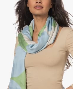 Viveh Bauxite Viscose Print Sjaal/Omslagdoek - Blauw/Groen -JAMES PERSE WINKEL 230407 2e911675 da52 4c0e 982a 6af7402106bd