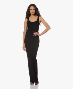 Viveh Sapphire Mouwloze Jersey Maxi Jurk - Zwart -JAMES PERSE WINKEL 230407 3ae640d8 1d5a 40f9 9589 6e1304605167