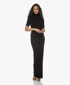 Viveh Opal Jersey Maxi Coljurk - Zwart -JAMES PERSE WINKEL 230407 6b9c5272 dbd9 4199 beff ad14177368d4