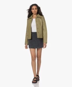 Enes Antwerp Shanna Suède Mini Rok - Antraciet -JAMES PERSE WINKEL 230407 7e9c591a 62d2 4af4 b27d 61f22ef3384d