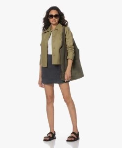 Enes Antwerp Shanna Suède Mini Rok - Antraciet -JAMES PERSE WINKEL 230407 8a501a44 98c0 4c70 aab7 7ad032c36925