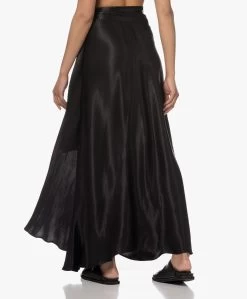 Viveh Mica Satijnen Maxi Wikkelrok - Zwart -JAMES PERSE WINKEL 230407 8f36e775 8b9a 4bcf a89d 5469daab2b7f