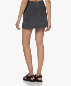 Enes Antwerp Shanna Suède Mini Rok - Antraciet -JAMES PERSE WINKEL 230407 97a27395 3240 4c4a bca8 6dd41e237d85