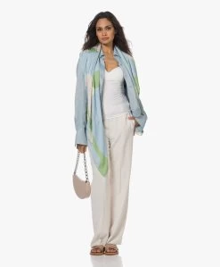 Viveh Bauxite Viscose Print Sjaal/Omslagdoek - Blauw/Groen -JAMES PERSE WINKEL 230412 e1a9dc5d 19a7 499b b600 67711aba4d00